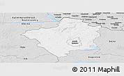 Silver Style Panoramic Map of Suwalki I