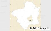 Classic Style Simple Map of Suwalki I, single color outside