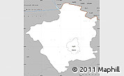 Gray Simple Map of Suwalki I