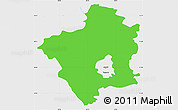 Political Simple Map of Suwalki I, single color outside