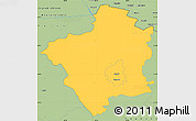 Savanna Style Simple Map of Suwalki I