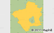 Savanna Style Simple Map of Suwalki I, single color outside