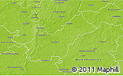 Physical 3D Map of Zambrow