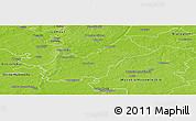 Physical Panoramic Map of Zambrow