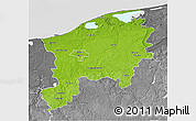 Physical 3D Map of Slupsk I, desaturated