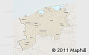 Shaded Relief 3D Map of Slupsk I, lighten