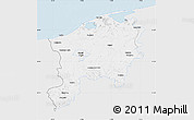 Silver Style Map of Slupsk I, single color outside
