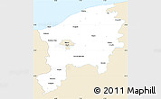 Classic Style Simple Map of Slupsk I, single color outside