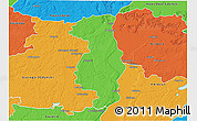 Political 3D Map of Tczew