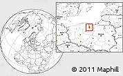 Blank Location Map of Tczew