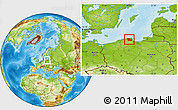 Physical Location Map of Wejherowo