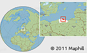Savanna Style Location Map of Wejherowo, highlighted parent region