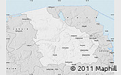 Silver Style Map of Wejherowo