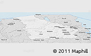 Silver Style Panoramic Map of Wejherowo