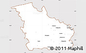 Classic Style Simple Map of Wejherowo, cropped outside