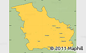 Savanna Style Simple Map of Wejherowo, cropped outside