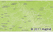 Physical 3D Map of Myszkow