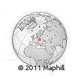 Outline Map of Myszkow