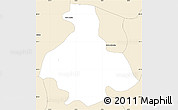 Classic Style Simple Map of Ruda Slaska