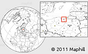 Blank Location Map of Elblag