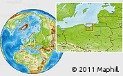 Physical Location Map of Elblag