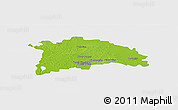 Physical Panoramic Map of Nowy Tomysl, single color outside