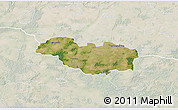 Satellite 3D Map of Rawicz, lighten