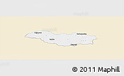 Classic Style Panoramic Map of Rawicz, single color outside