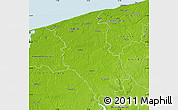 Physical Map of Gryfice