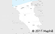 Silver Style Simple Map of Gryfice