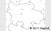 Blank Simple Map of Pyrzyce