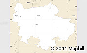 Classic Style Simple Map of Pyrzyce