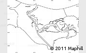 Blank Simple Map of Swinoujscie