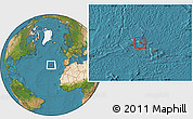 Satellite Location Map of Angra do Heroismo