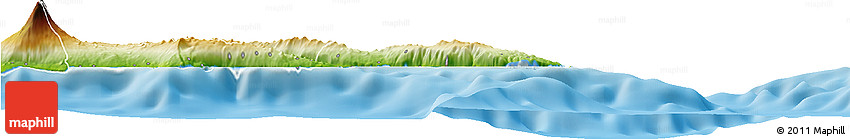 Physical Horizon Map of Calheta (Sao Jorge)