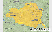 Savanna Style Map of Alentejo Central