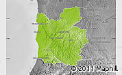 Physical Map of Odemira, desaturated
