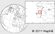 Blank Location Map of Nisa