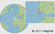 Savanna Style Location Map of Portimao