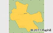 Savanna Style Simple Map of Condeixa-a-Nova, cropped outside
