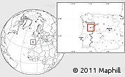 Blank Location Map of Meda