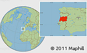 Savanna Style Location Map of Centro