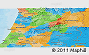 Political Panoramic Map of Centro