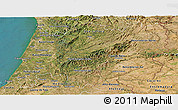 Satellite Panoramic Map of Centro