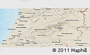 Shaded Relief Panoramic Map of Centro