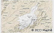 Classic Style 3D Map of Serra da Estrela