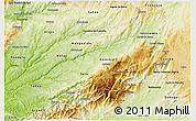 Physical 3D Map of Serra da Estrela