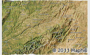 Satellite 3D Map of Serra da Estrela