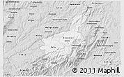 Silver Style 3D Map of Serra da Estrela