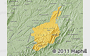 Savanna Style Map of Serra da Estrela